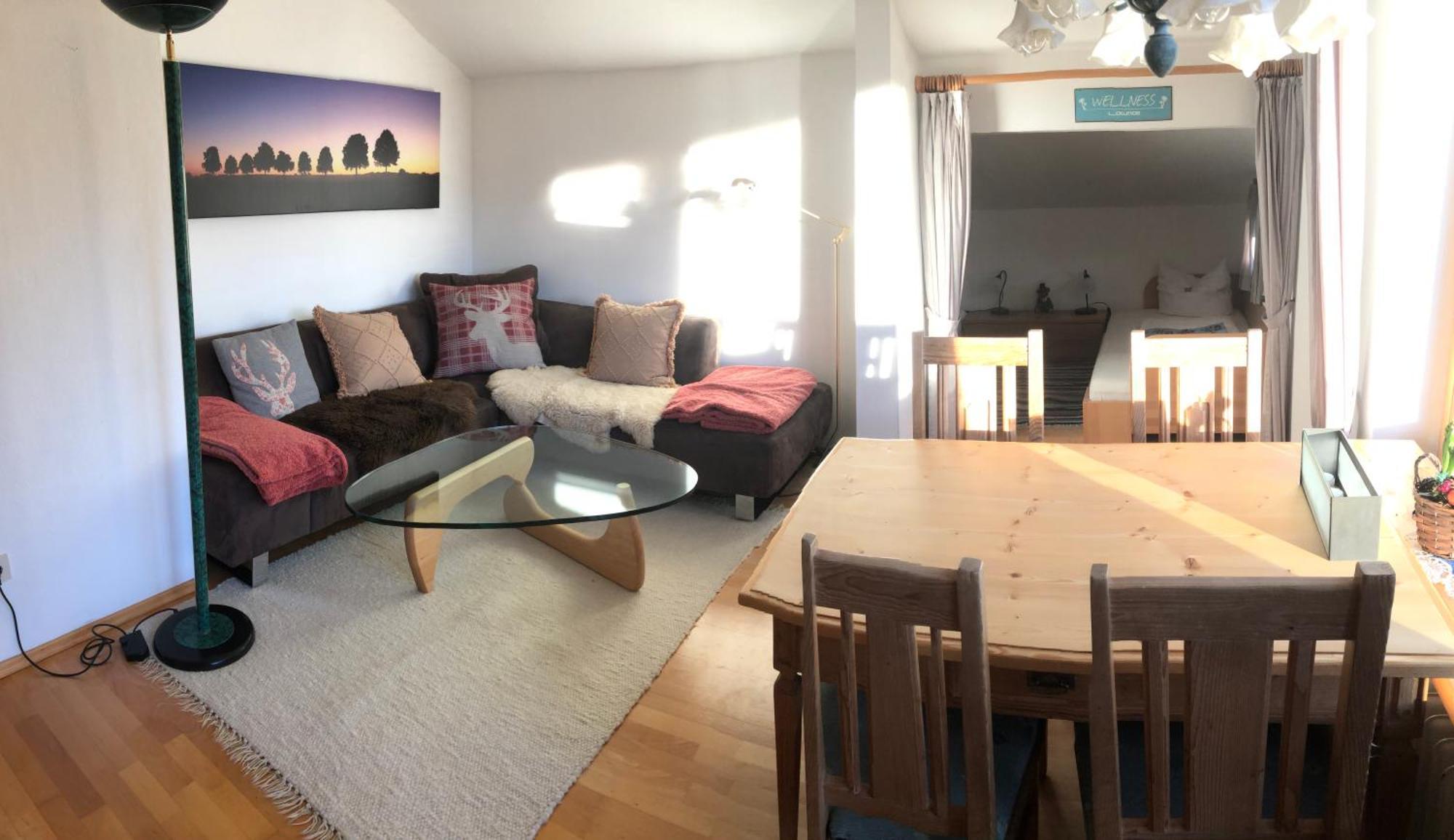 Ferienwohnung Farchanter Alm Mit Schlafzimmer, Wohnzimmer Und Schlafnische Exterior foto