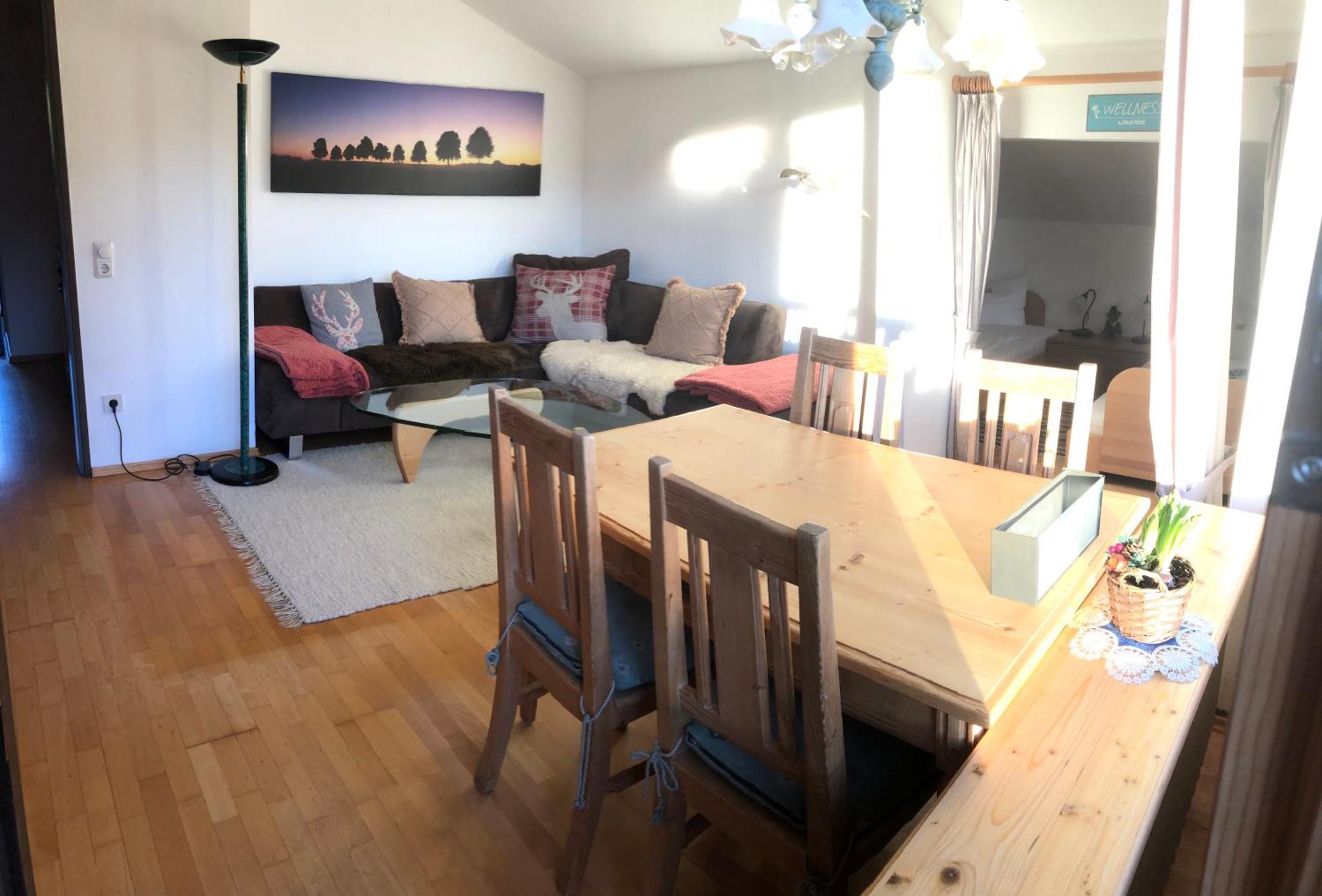 Ferienwohnung Farchanter Alm Mit Schlafzimmer, Wohnzimmer Und Schlafnische Exterior foto
