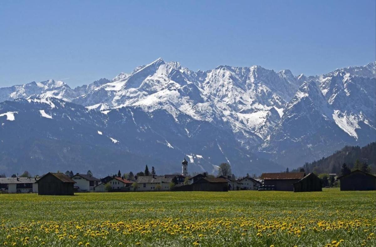 Ferienwohnung Farchanter Alm Mit Schlafzimmer, Wohnzimmer Und Schlafnische Exterior foto