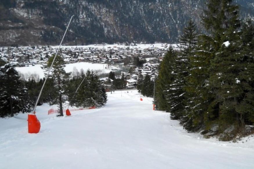 Ferienwohnung Farchanter Alm Mit Schlafzimmer, Wohnzimmer Und Schlafnische Exterior foto