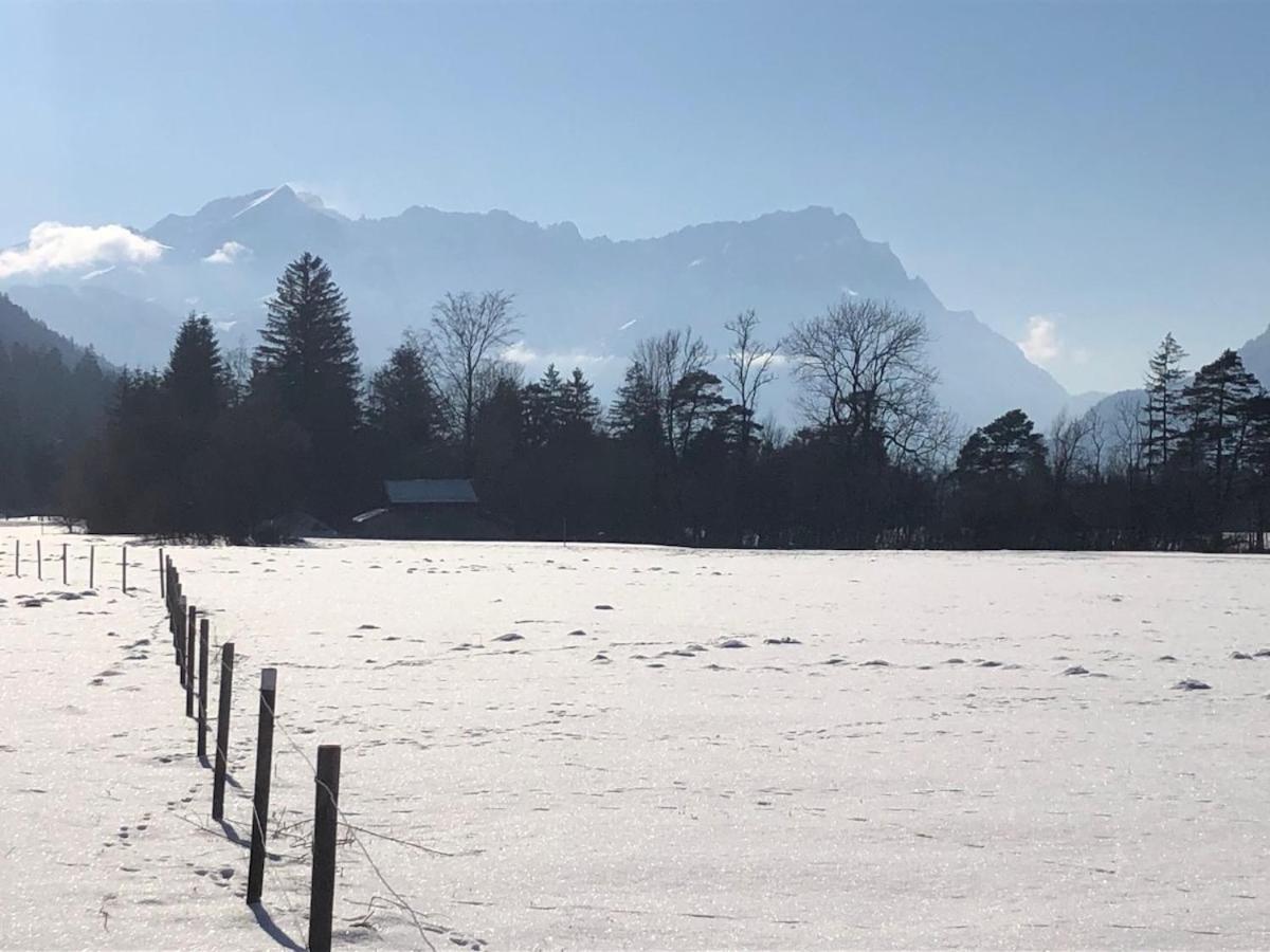 Ferienwohnung Farchanter Alm Mit Schlafzimmer, Wohnzimmer Und Schlafnische Exterior foto
