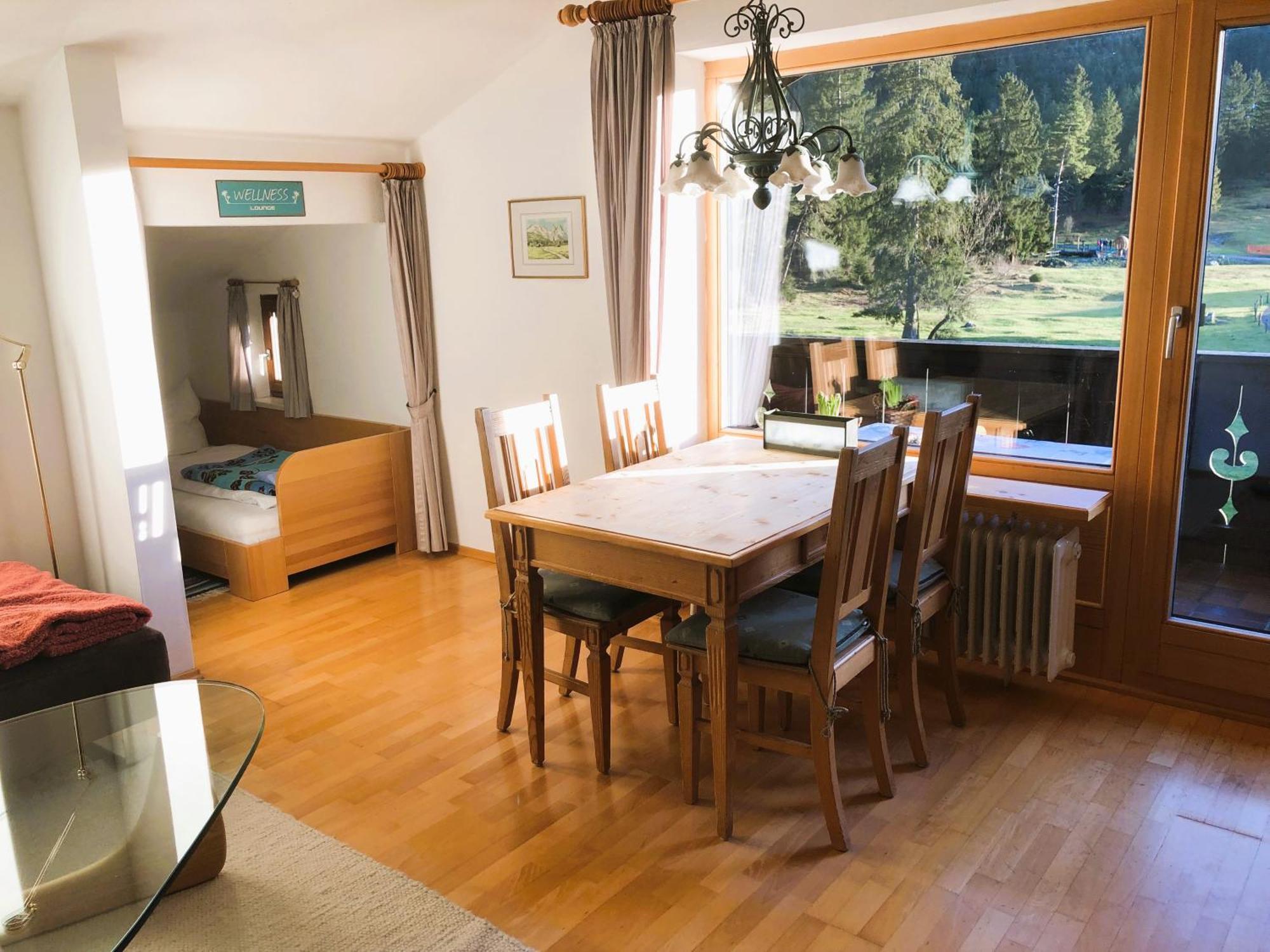 Ferienwohnung Farchanter Alm Mit Schlafzimmer, Wohnzimmer Und Schlafnische Exterior foto